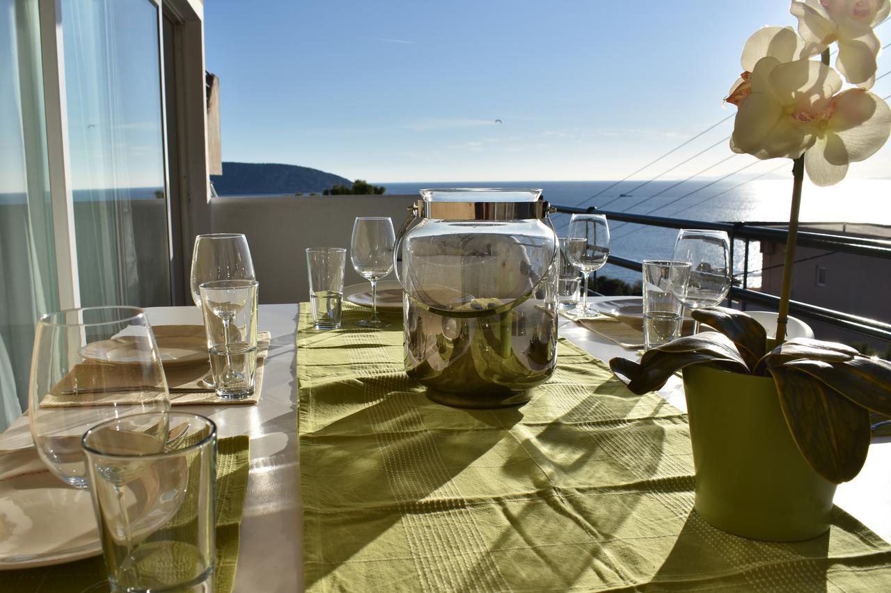 El Mar, 2 Bdr Seaview Apartment, 7 Min From Beach Lagonisi Exteriér fotografie