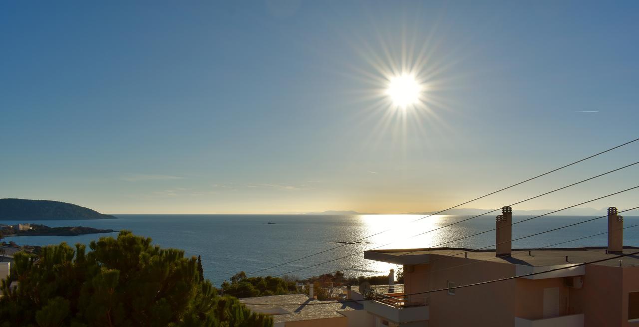 El Mar, 2 Bdr Seaview Apartment, 7 Min From Beach Lagonisi Exteriér fotografie